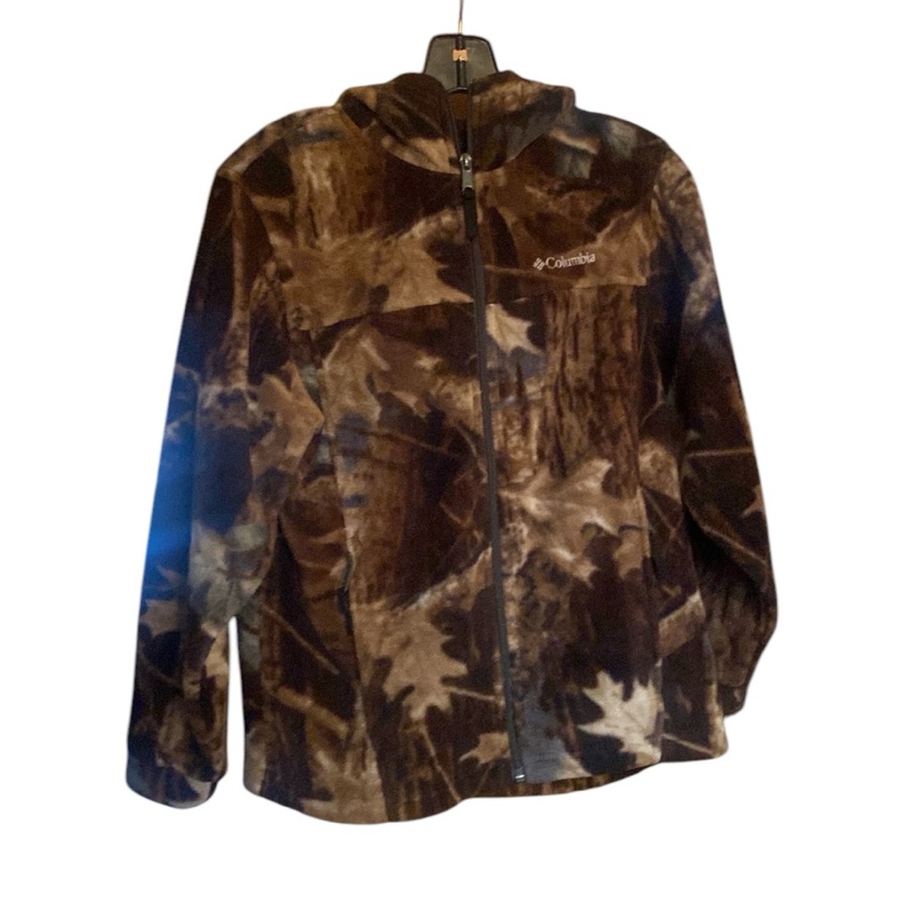 Youth Columbia Hooded Fleece Jacket 10/12